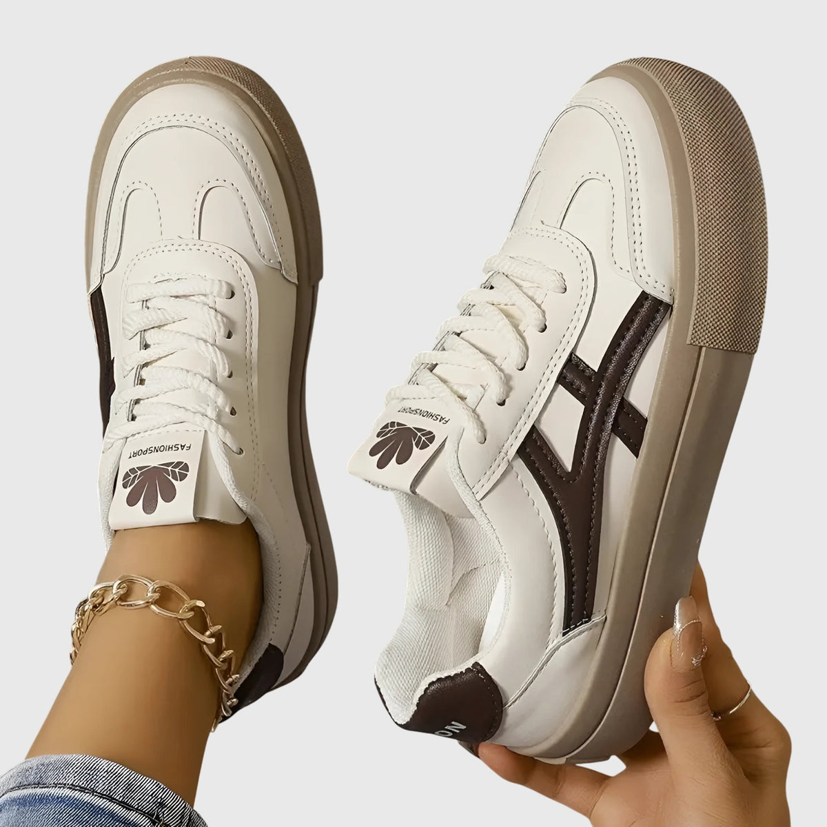 Dalia | Casual Contrast Sneakers
