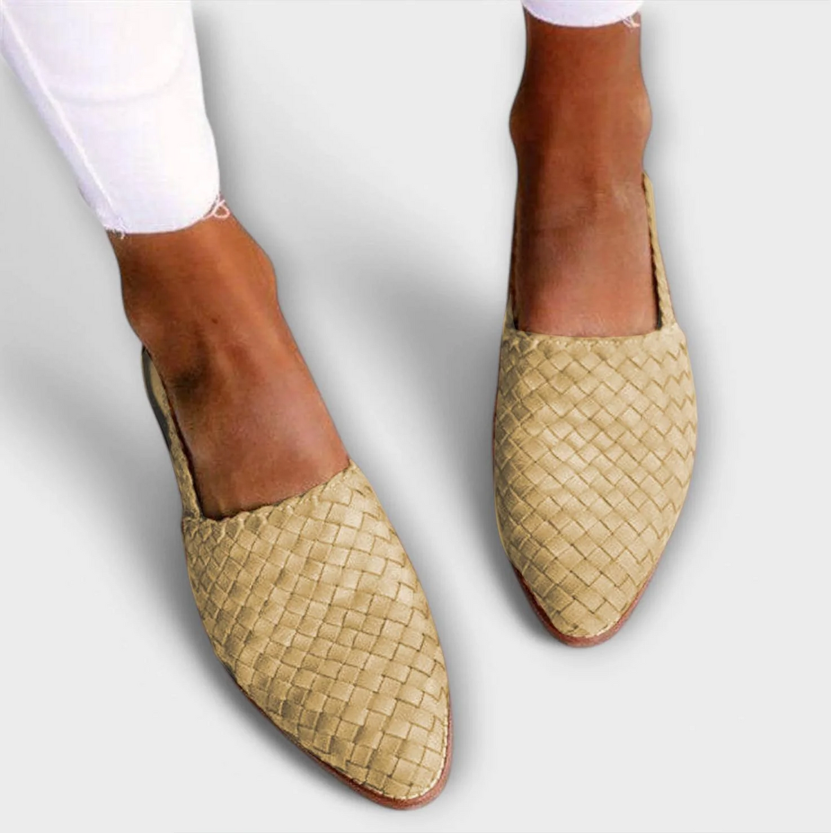Calista | Woven Elegance Loafers
