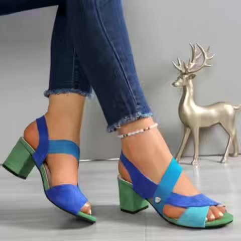 Élyndra | Chic Comfortable Heeled Sandals