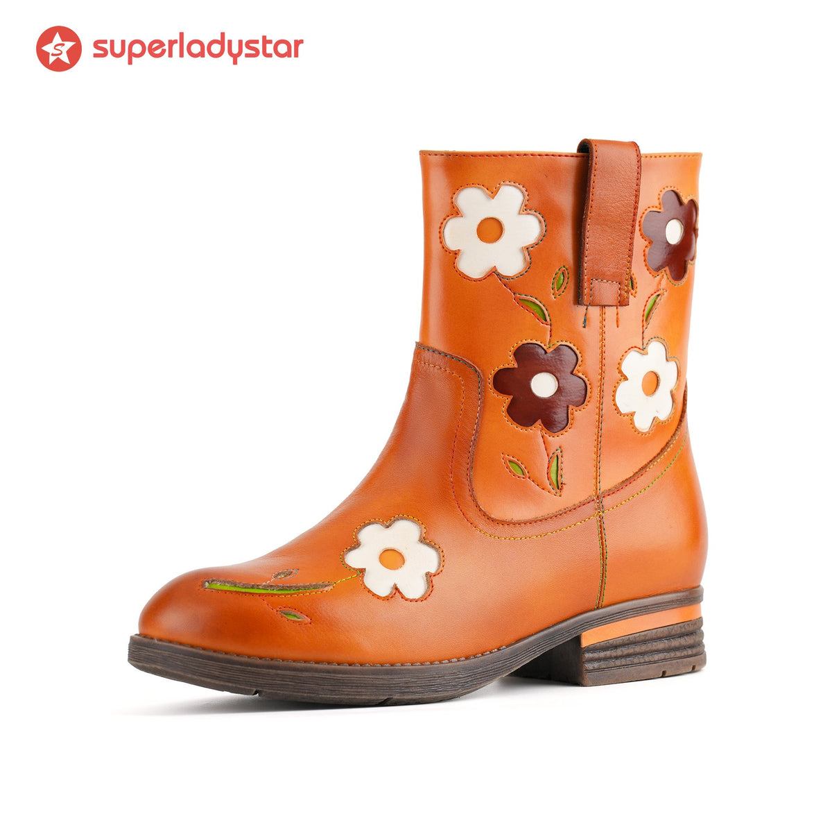 Sunny Daisy Ankle Boots