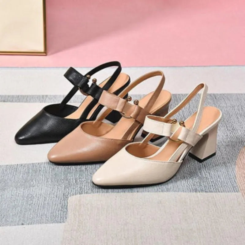 Orélissa | Slingback Heels with Jewel Detail