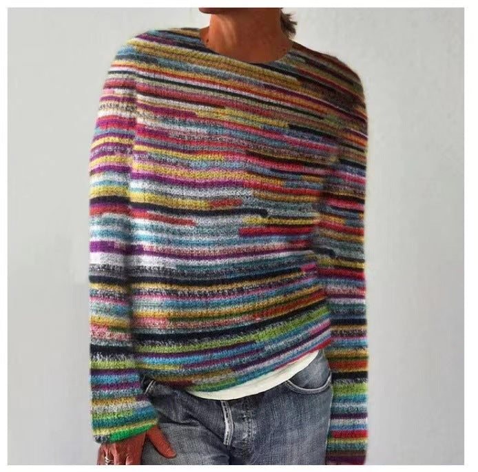 Océane | Colorful Striped Sweater