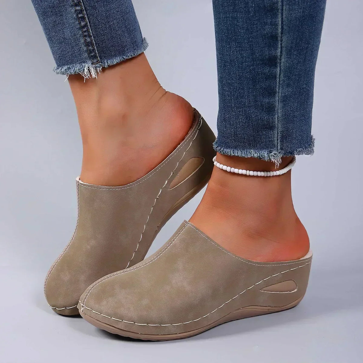 Élise | Fleece Lined Orthopedic Mules