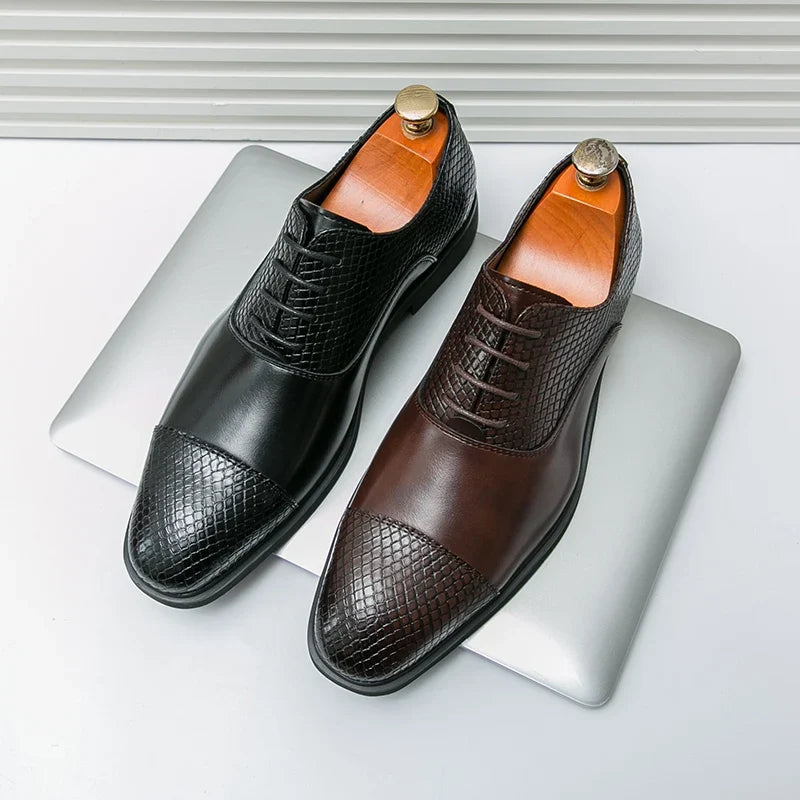 Slyther Genuine Leather Brogues