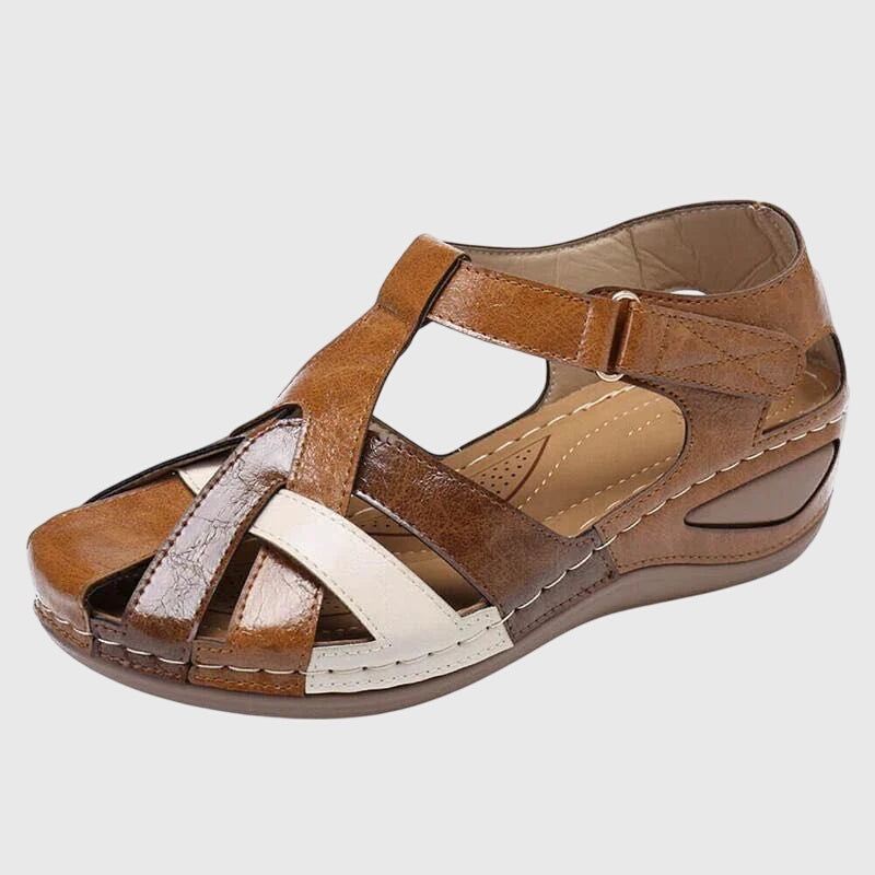 Aubrie | Interlaced Orthopedic Sandals