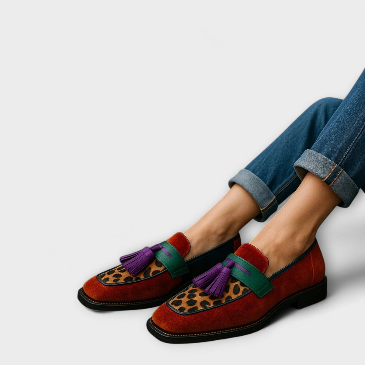 Violette | Multicolored Loafers