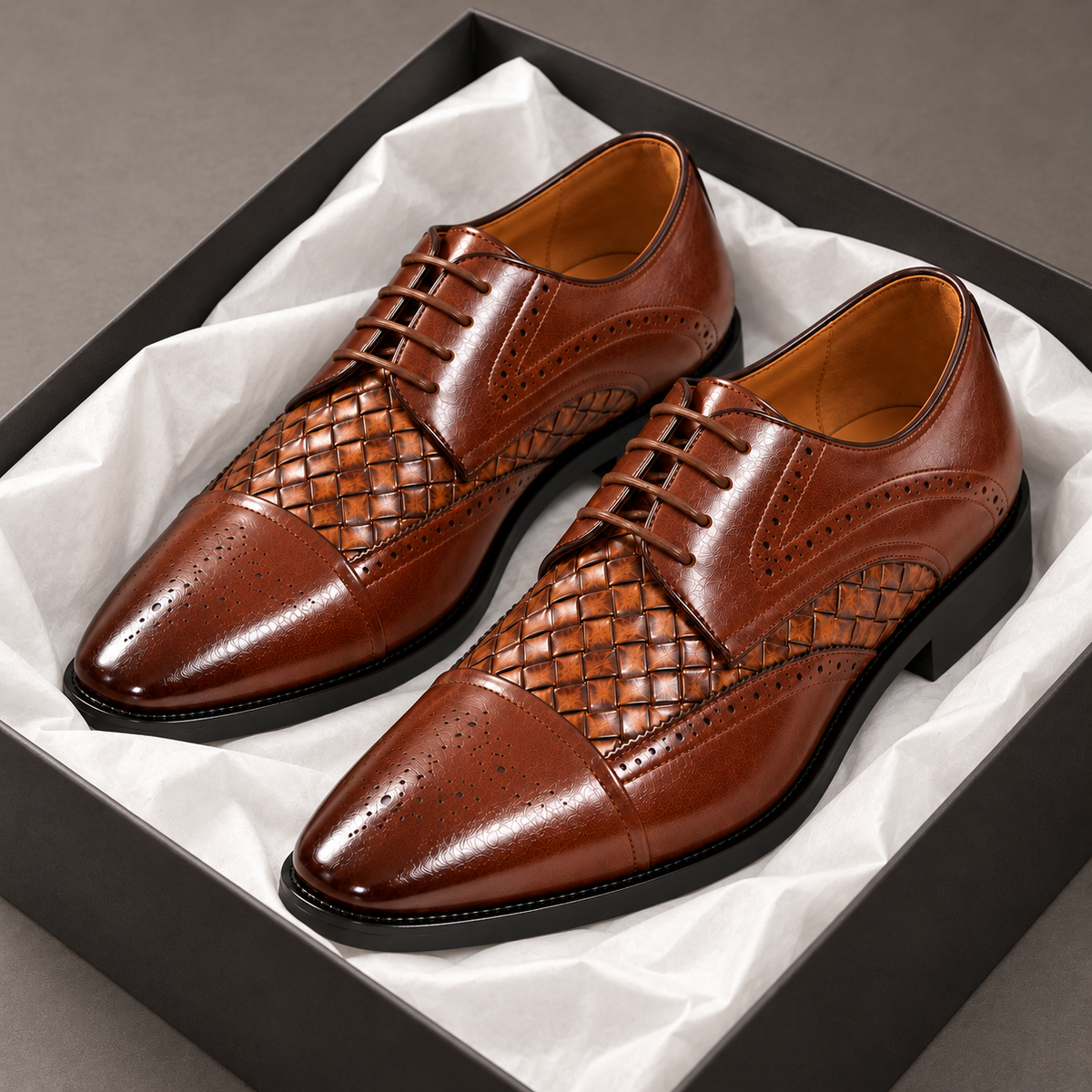 Carvino Leather Oxfords