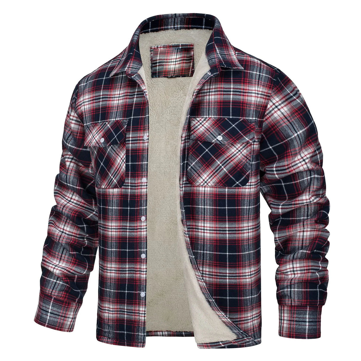 Renee™ | Men's Fleece-Lined Flannel Jacket