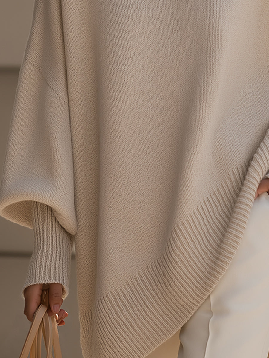 Cindy | Elegant Poncho Sweater