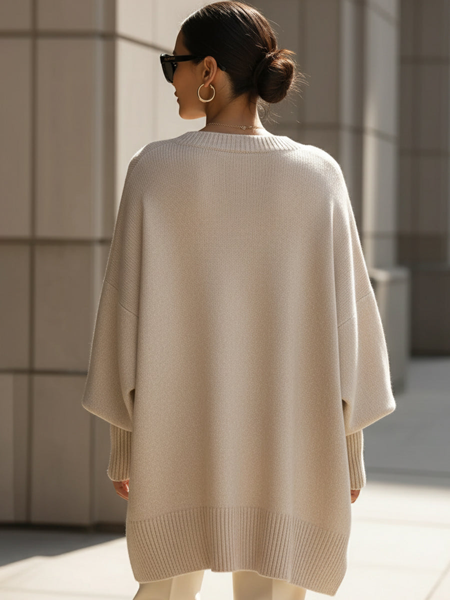 Cindy | Elegant Poncho Sweater