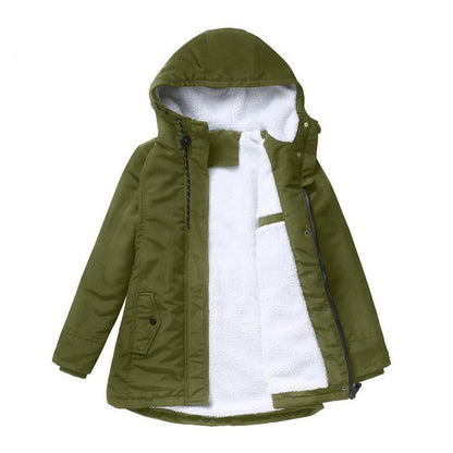 Elera - Cozy Quilted Winter Coat with Hood