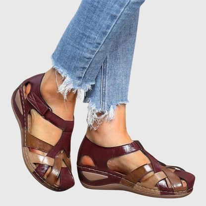 Aubrie | Interlaced Orthopedic Sandals