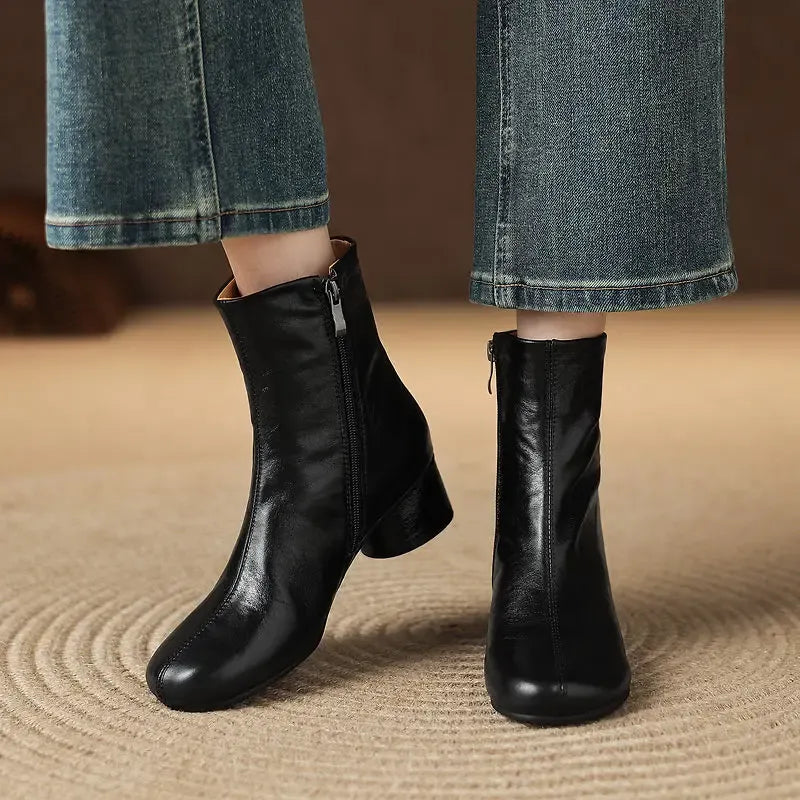 Noelle Genuine Leather Boots