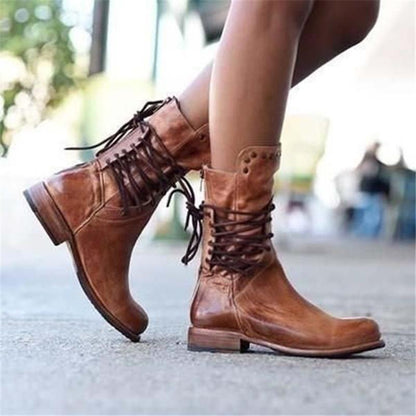 Laura | Vintage Look Boots