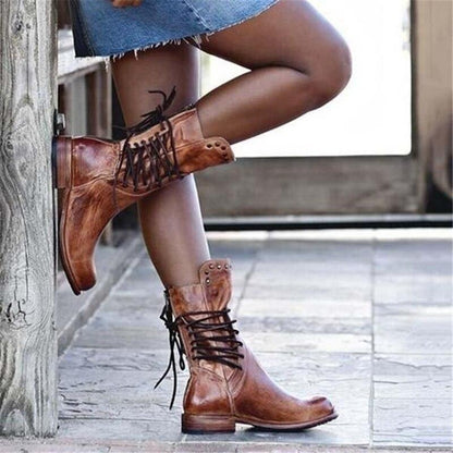 Laura | Vintage Look Boots