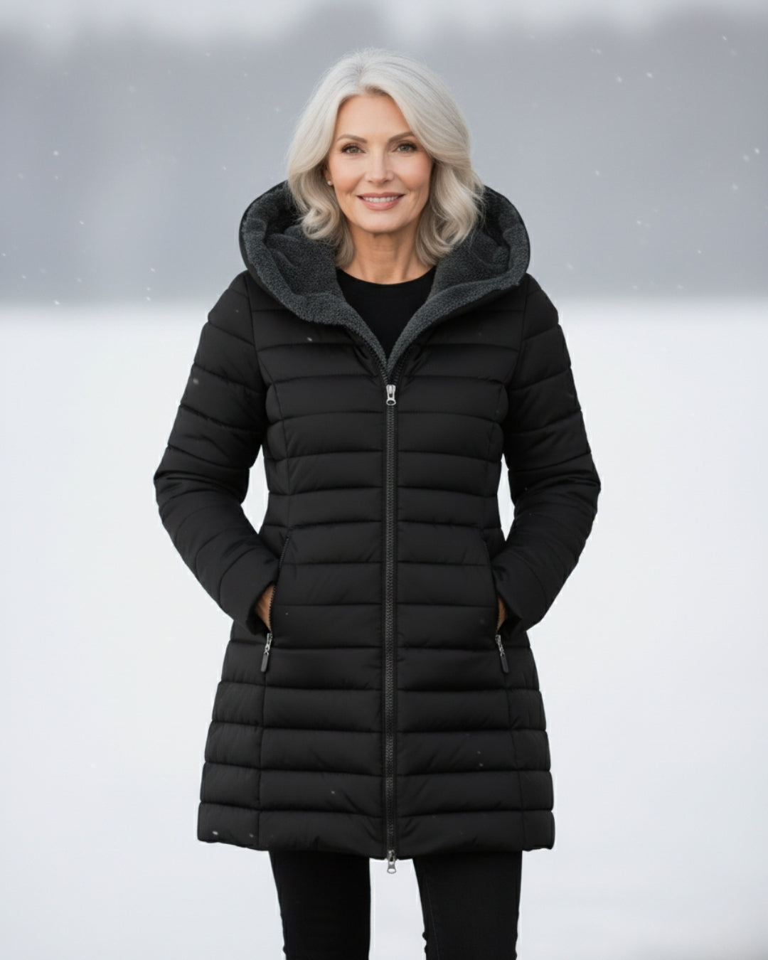 Eveloise | Fleece Lined Puffer Coat