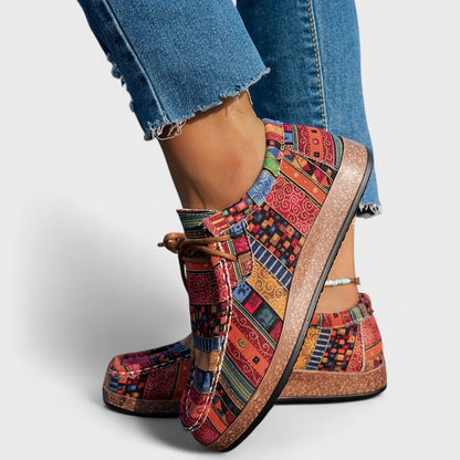 Azura | Ethnic Patchwork Sneakers