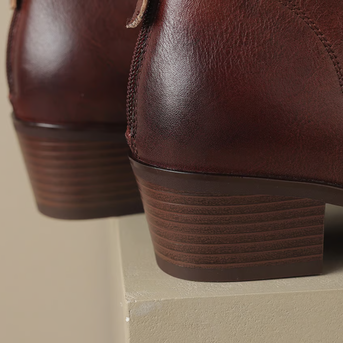 Lily | Luxury Ankle Boots with Low Heel