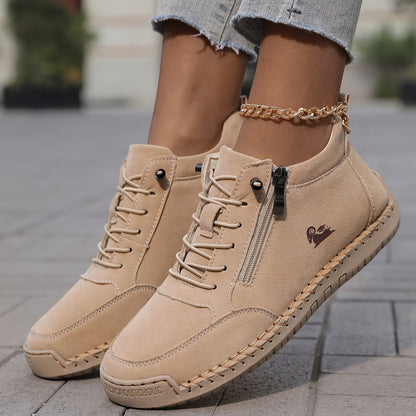 Maura | Comfort Nature Zip Sneakers