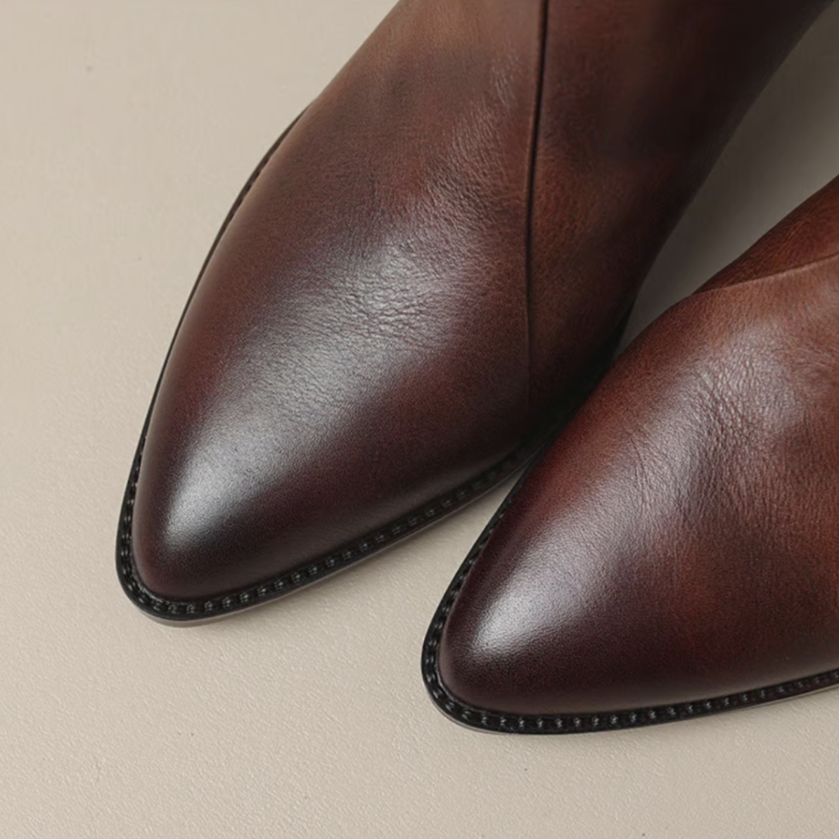 Lily | Luxury Ankle Boots with Low Heel