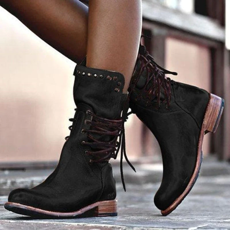 Laura | Vintage Look Boots