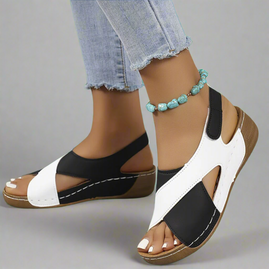Kendra | Cross-Strap Orthopedic Sandals