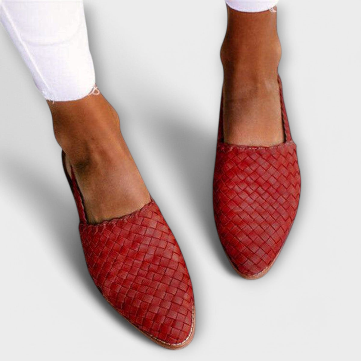 Calista | Woven Elegance Loafers