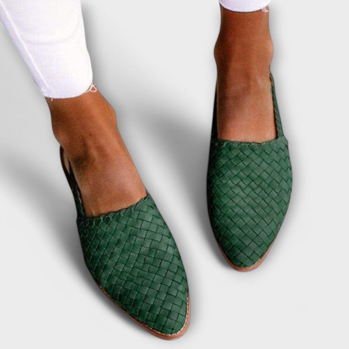 Calista | Woven Elegance Loafers