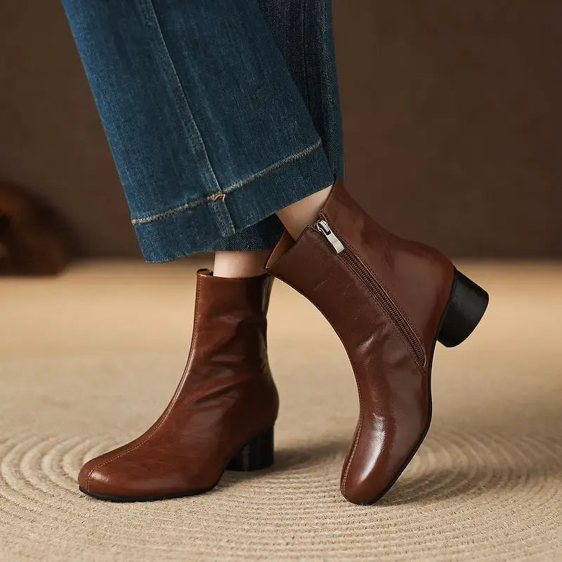 Noelle Genuine Leather Boots