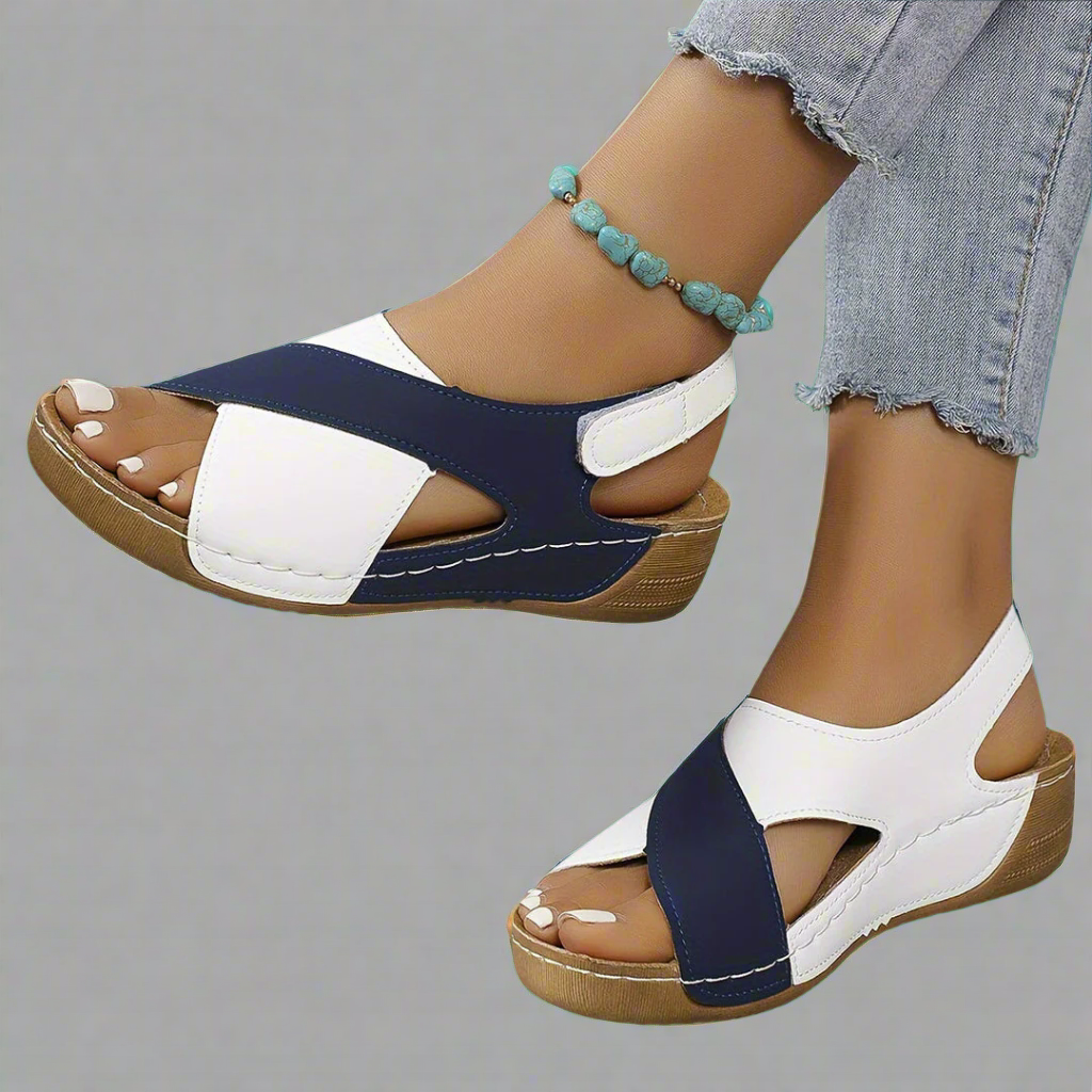 Kendra | Cross-Strap Orthopedic Sandals