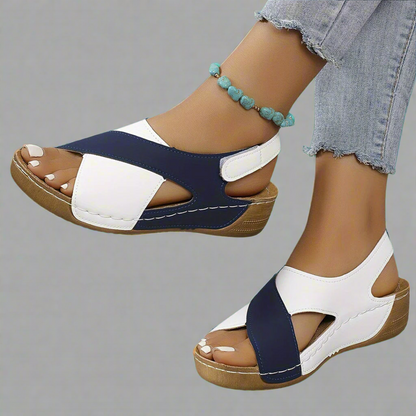 Kendra | Cross-Strap Orthopedic Sandals