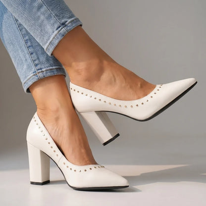 Winnie Studded Pointed Pumps