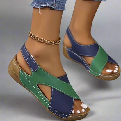 Kendra | Cross-Strap Orthopedic Sandals