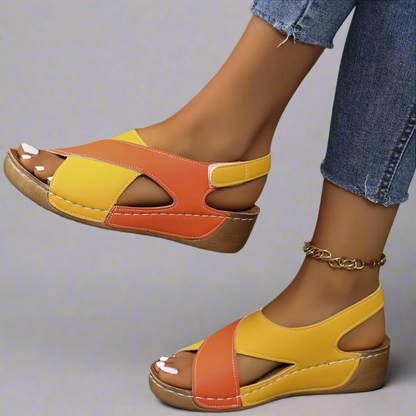 Kendra | Cross-Strap Orthopedic Sandals