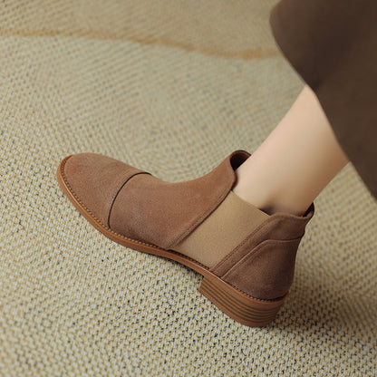 Zadie Genuine Suede Boots