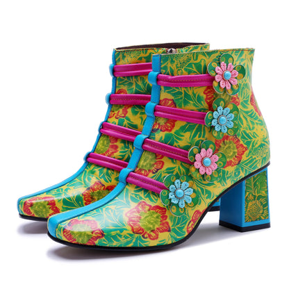 Bloom Fantasy Ankle Boots
