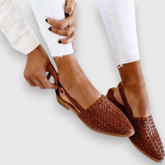 Woven | Orthopedic Slingback Flats