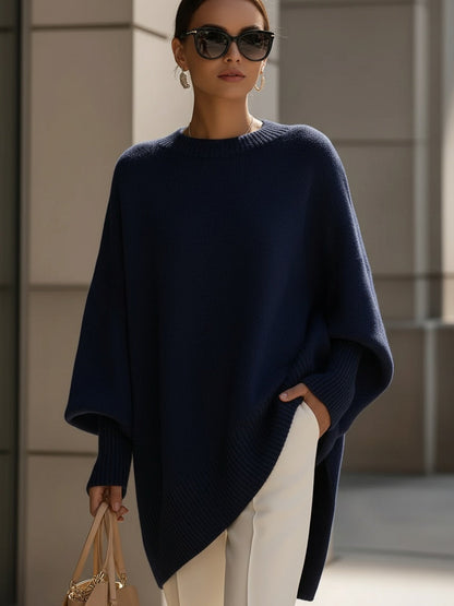 Cindy | Elegant Poncho Sweater