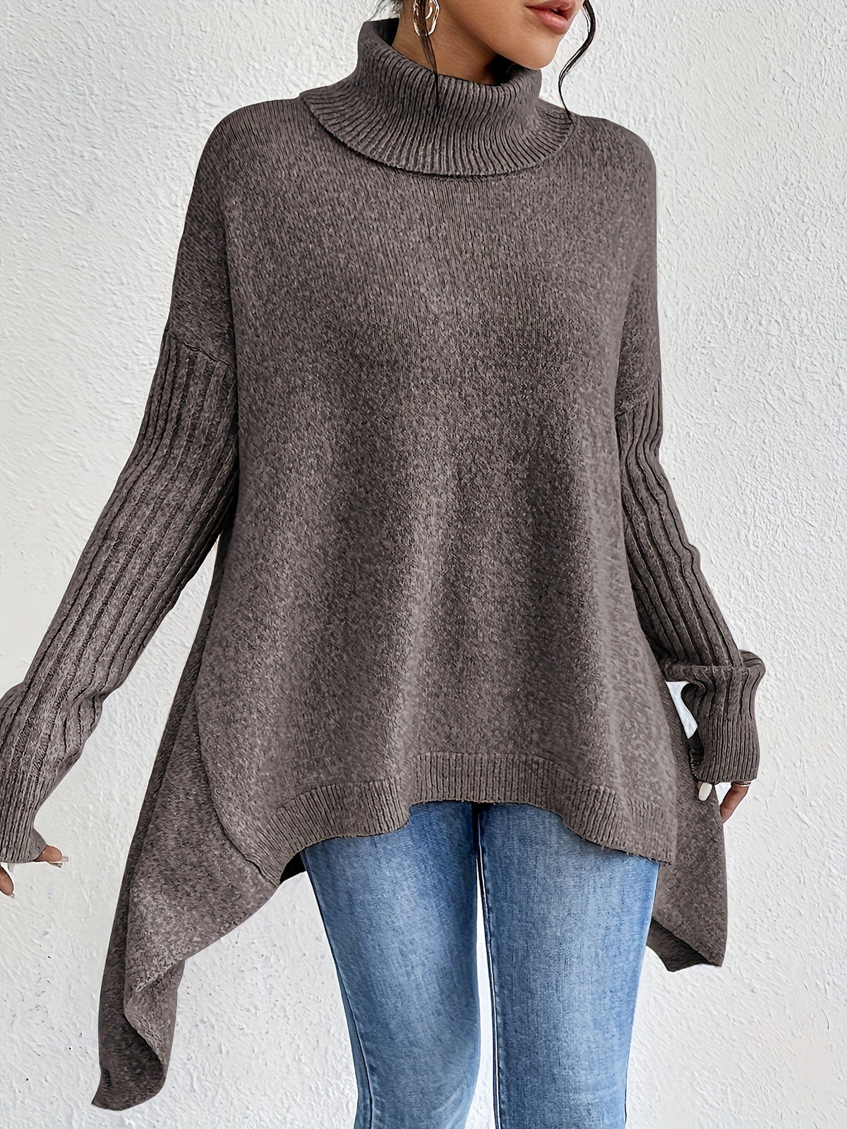Gabrielle | Oversized Turtleneck Sweater