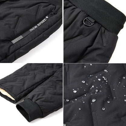 Women's thick fleece-lined winter joggers