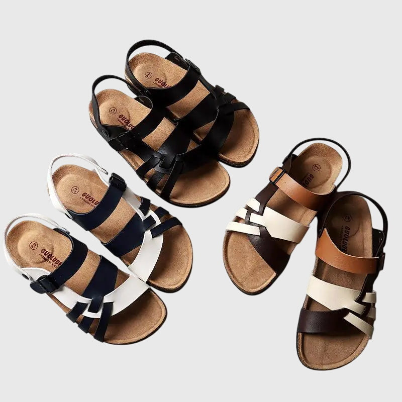 Émilienne | Crossed Orthopedic Sandals