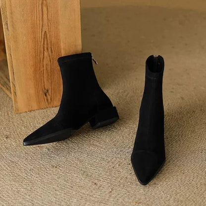 Daphne Pointed-Toe Boots