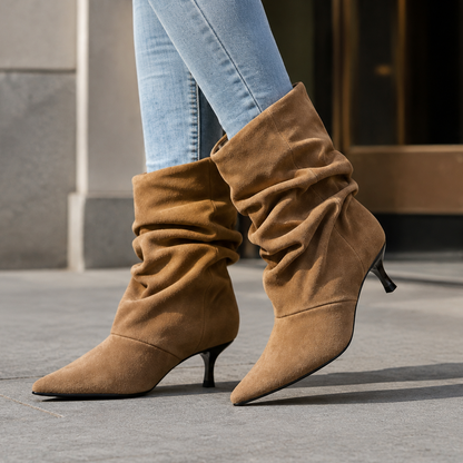 Marlowe Suede Slouch Boots