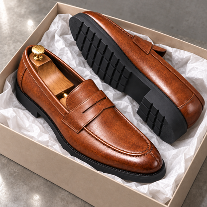 Salvino Leather Loafers