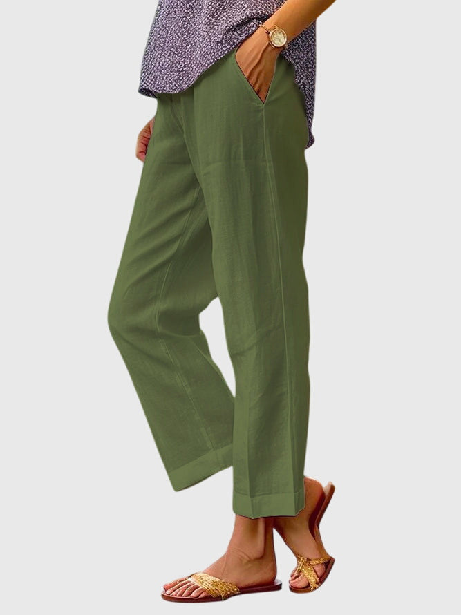 Élise | Timeless Clean Cut Straight Pants