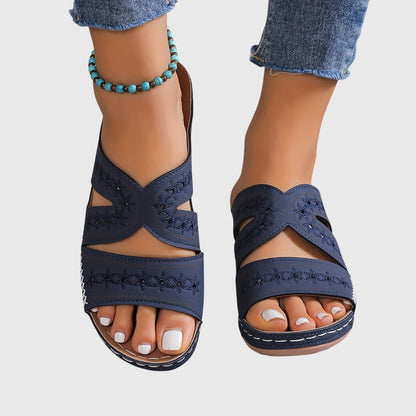 Rosalie | Open-Toe Orthopedic Mules