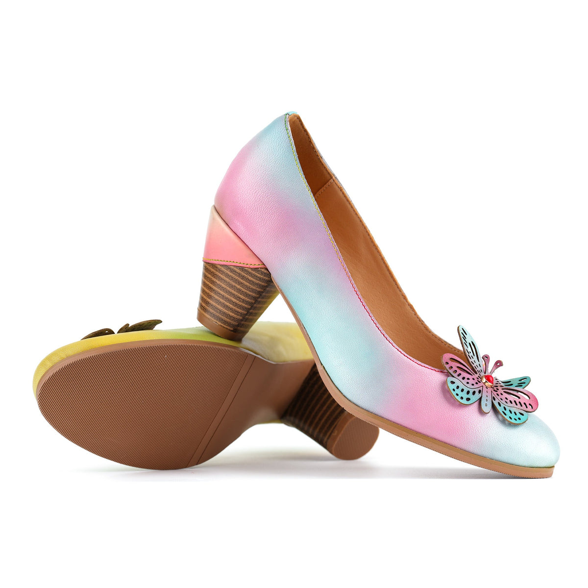 Gradient Butterfly Heel Pumps