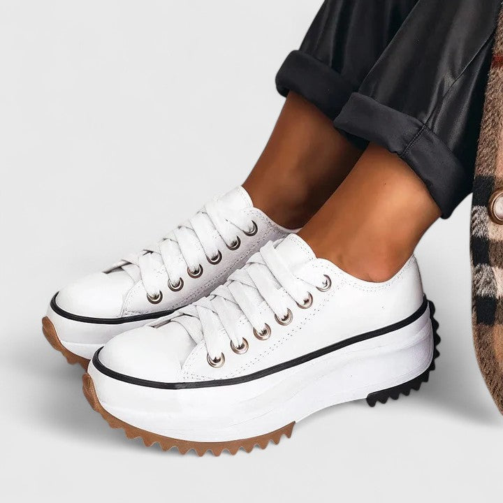 Maëlys | Platform Sneakers with Grooved Sole