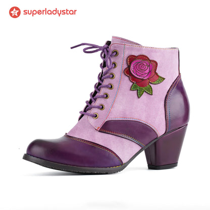 Violet Rose Ankle Boots