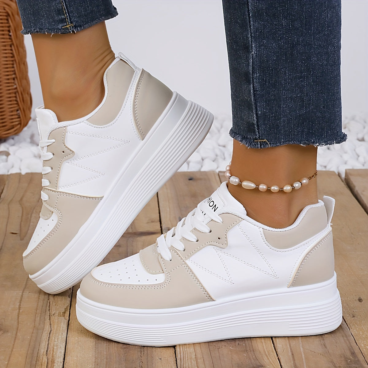 Clémence | Chic Platform Sneakers